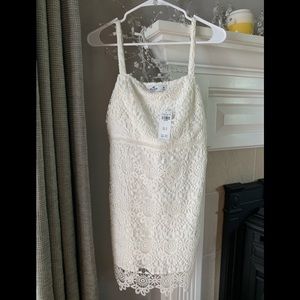 Hollister White lace dress